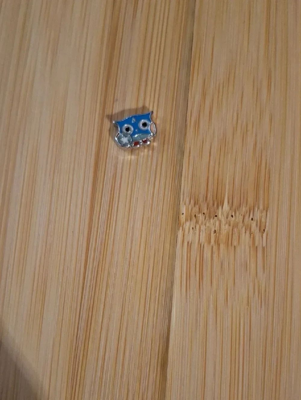 Captain America-Style Owl Charm For Floating Lockets
